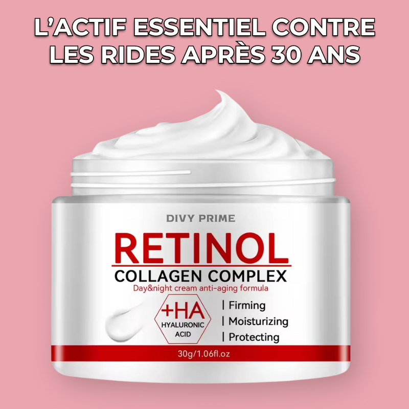RetiGlow™ | Crème Raffermissante au Rétinol & Collagène
