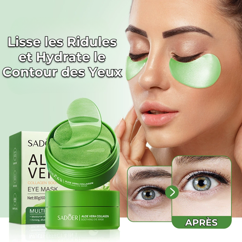 AloeGlow™ | 60 Patchs Anti-Poches & Anti-Cernes